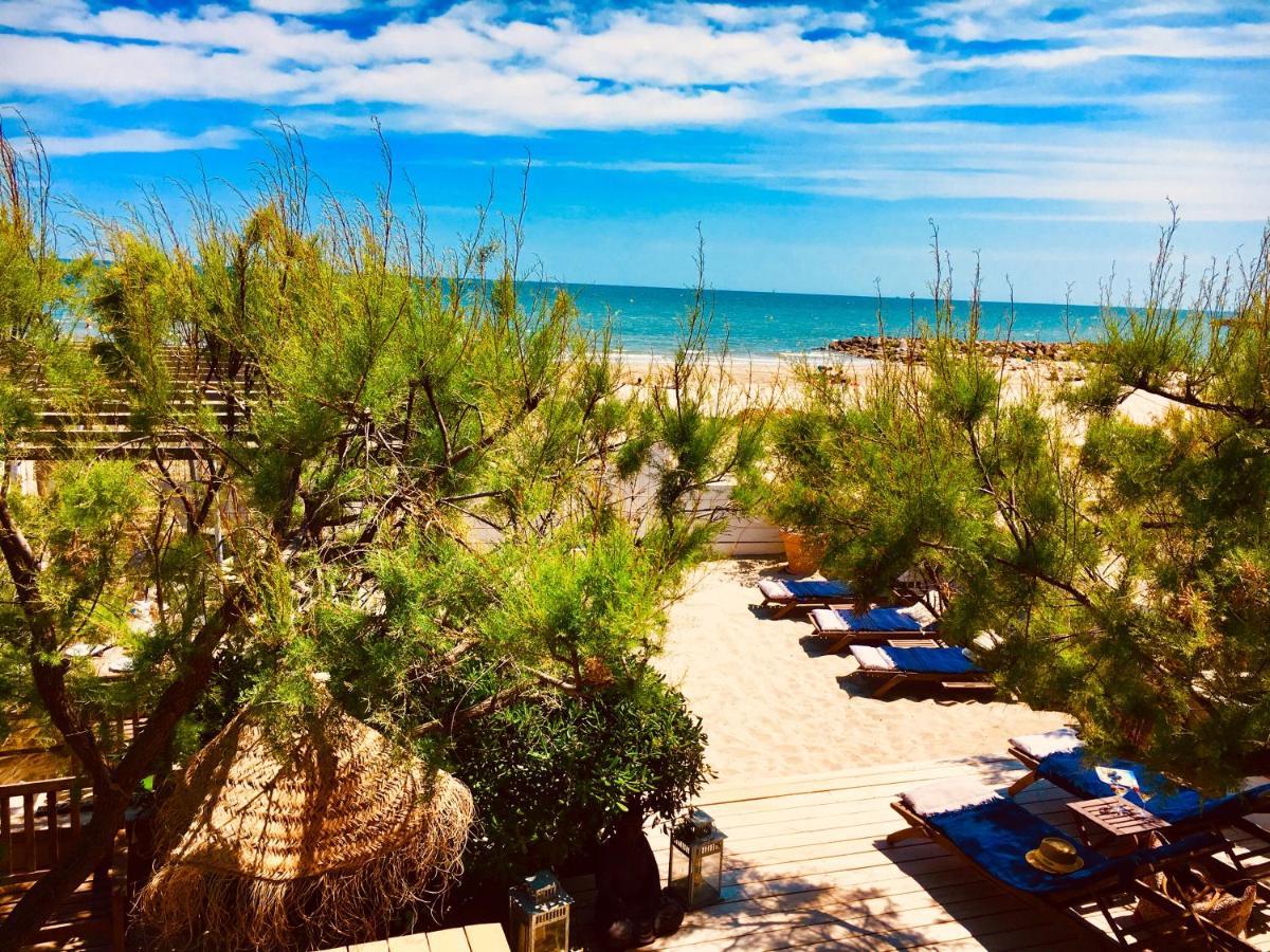 Mas Andalou Fabuleuse Premiere Ligne De Mer, Plage Privative 프롱티냥 외부 사진